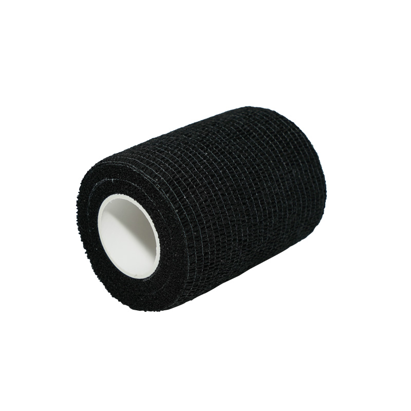 Sort selvklæbende bandage