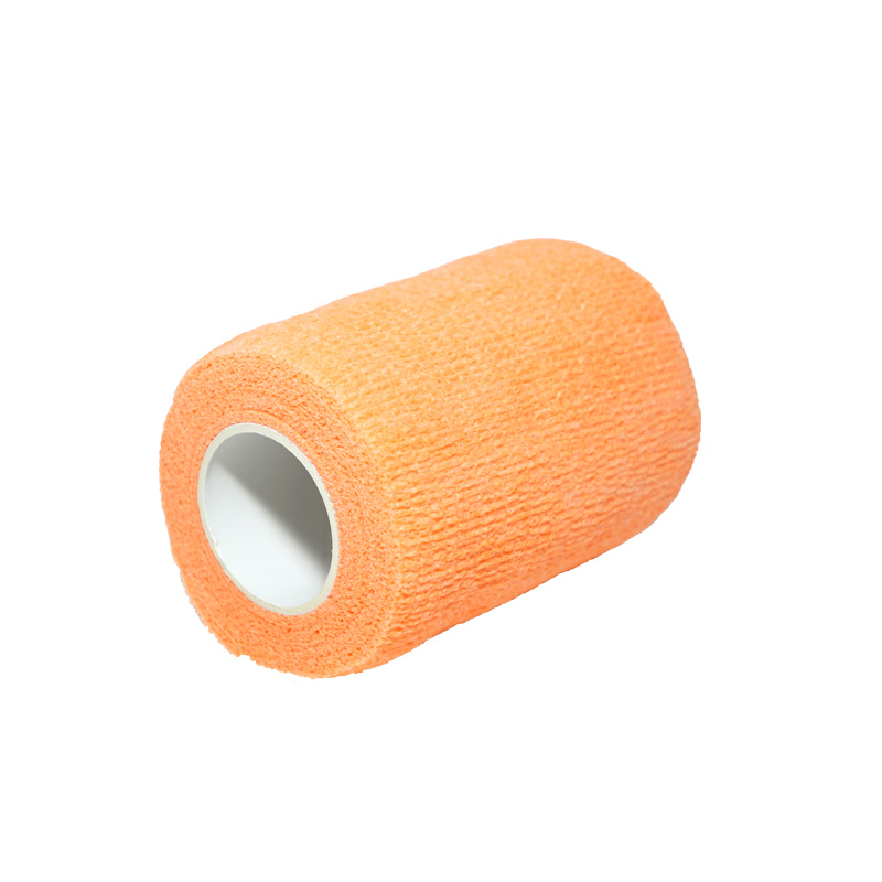 Orange selvklæbende bandage